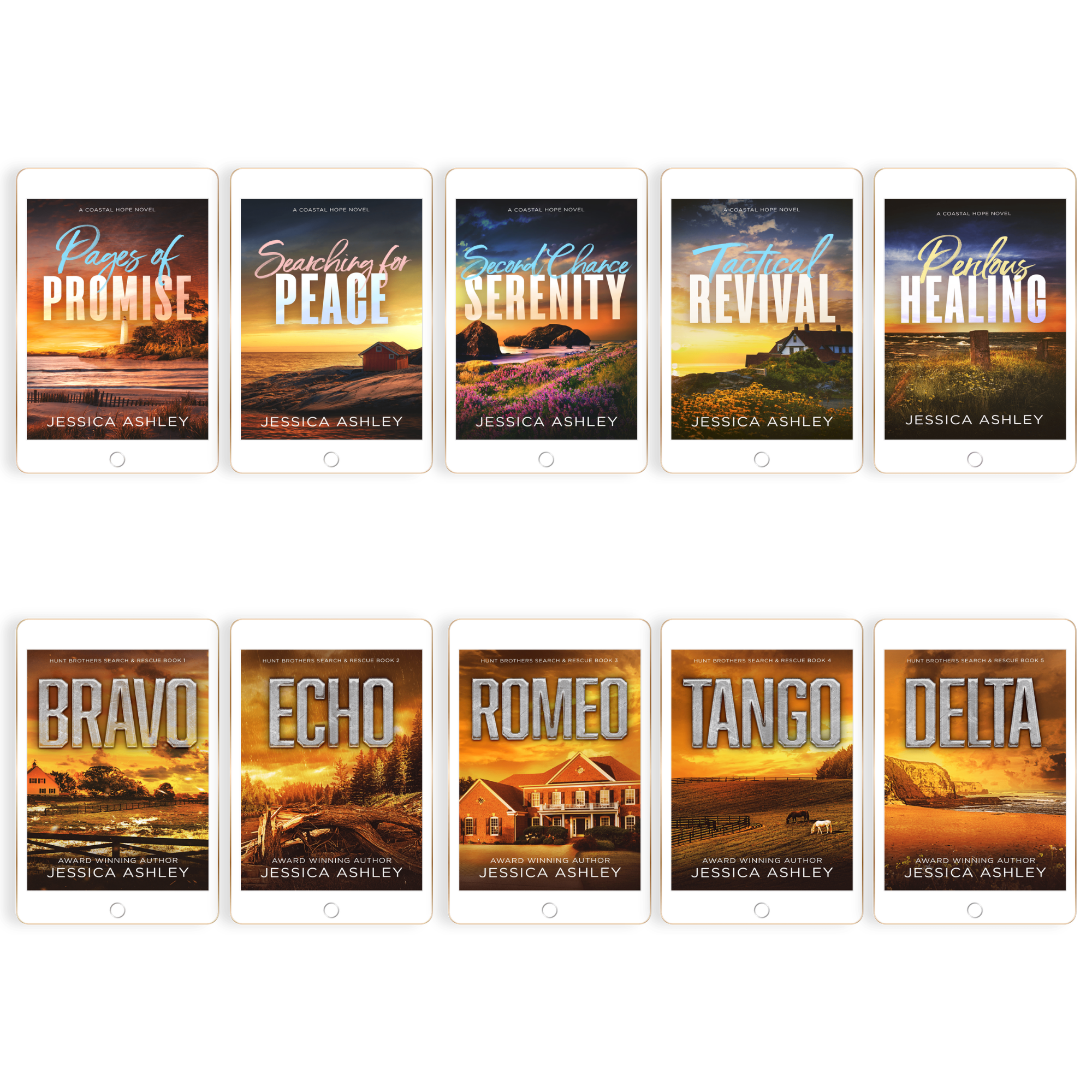 Christian Romantic Suspense 10-Book Bundle | Coastal Hope & Hunt Brothers Series