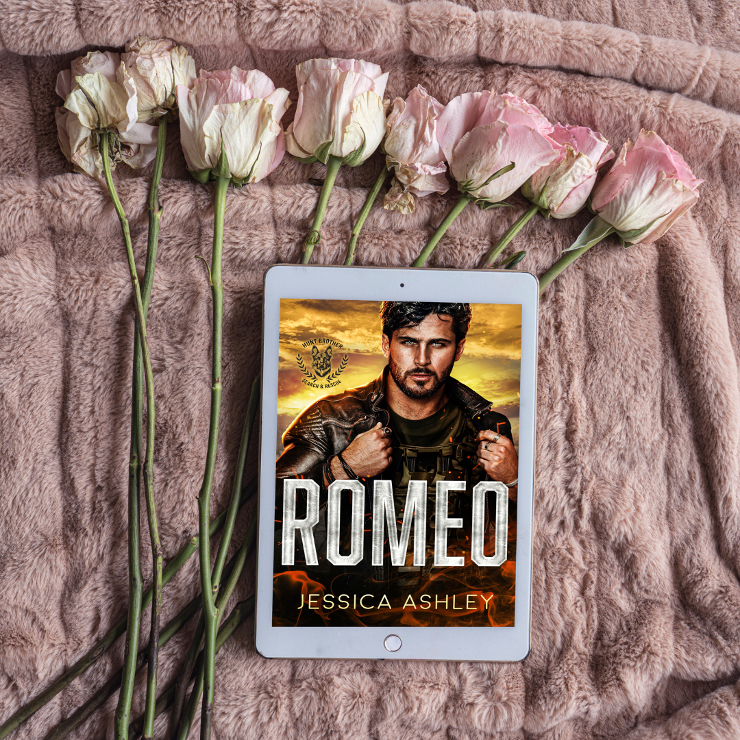 Romeo Hunt Brothers Search and Rescue Series eBook with pink roses