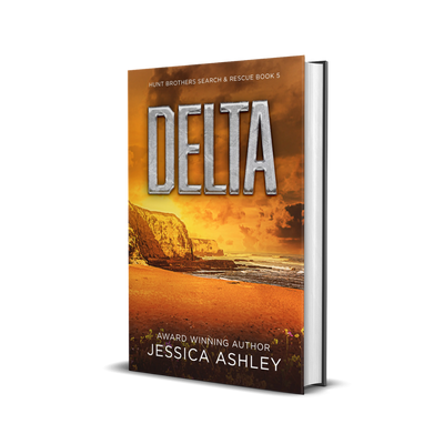 Book cover of 'Delta' by Jessica Ashley with a coastal scene on the cover.
