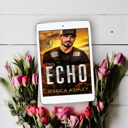 Echo Hunt Brothers Search and Rescue Series eBook with flowers and white background